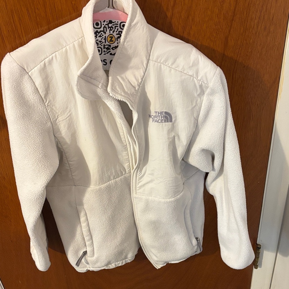The North Face white Fleece Jacket